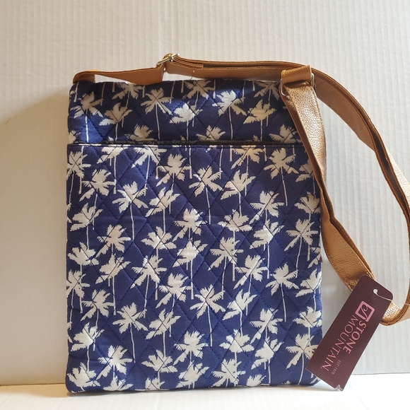 Stone Mountain Lockport Crossbody Palm Tree Bag - Picture 4 of 7